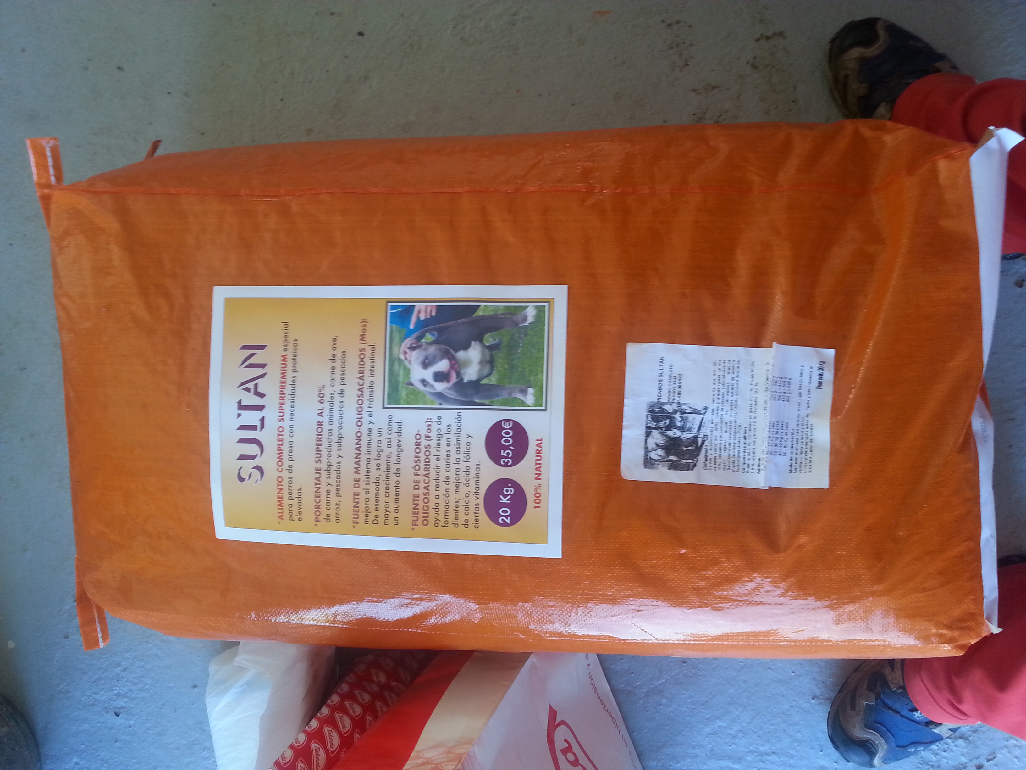 Saco SULTAN 20kg - primera marca de Roberto